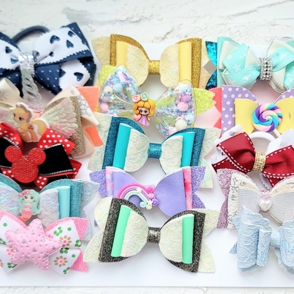 Bulk of hair bows